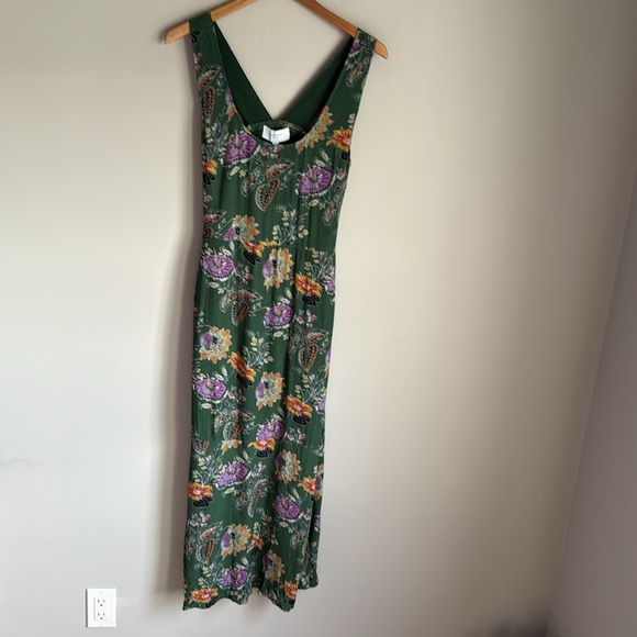 NEW Equipment EVERETT MAXI DRESS EDEN MULTI GREEN 6 - Picture 5 of 12